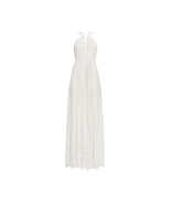 NWT BCBG MaxAzria Aloysha in Off White Nude Lace Full Length Gown Dress 4 - £108.76 GBP