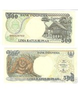 INDONESIA GEM UNC 500 RUPIAH~ORANGUTAN~JUNGLE~AWESOME - £2.44 GBP