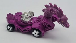 Hot Wheels 1987 Purple Rodzilla Rotating Head Car Dragon 1:64 - £10.00 GBP