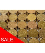 SALE!!!  250 MIXED BRASS PACHISLO SLOT MACHINE TOKENS - TUMBLE CLEANED - $29.99