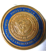 Vintage Seabee Force master chief challenge coin - $49.49