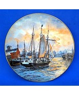 Plate ROMANTIC HARBORS Serirs W. S. GEORGE FINE CHINA  - £9.49 GBP