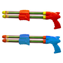 2Pc Water Guns Double Shot Shooter Pump Blaster Pool Toy Kid Swimming Be... - $22.79