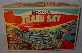 Old Vintage Marx Toy Mechanical Train Set 528 ca 1970 - £38.75 GBP