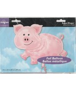 Pig 25&quot; x 35&quot; by Anagram SuperShape Foil Balloon - $7.76 CAD