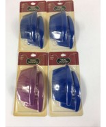 Lot Of 4 Vintage Vidal Sassoon Hair Combs 15602 Blue Purple Plastic 1998... - $33.82 CAD