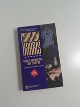 three Bedrooms, One corpse By charlaine Harris 1995 paperback fiction novel - £4.62 GBP
