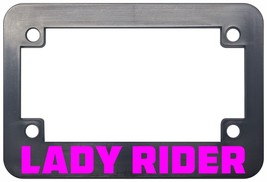 Lady Rider Pink Motorcycle License Plate Frame - £8.66 GBP+