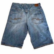 Rocawear Denim Jean Shorts Mens 36x14 Vintage 90s Y2K Hip Hop Baggy Skater Loose - £26.91 GBP