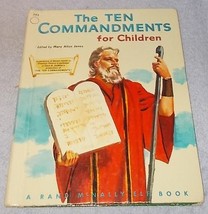 Ten Commandments for Children Rand McNally Elf Book 1956 Robert Bonfils No 543 - £4.70 GBP