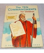 Ten Commandments for Children Rand McNally Elf Book 1956 Robert Bonfils ... - $8.15 CAD