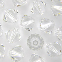 6mm Crystal Swarovski Xilion Beads 5328 ( 72 ) clear - £9.18 GBP