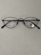 Vtg New Dakota Smith Eyeglasses 1438 Abilene Antique Blue 3396 48-20-135... - $36.00