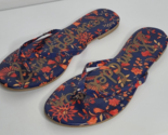 Sam Edelman Sandals Womens 9 Thong Flip Flops Floral Multicolor - $21.99
