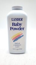 Lander Baby Powder Soft As A Mother&#39;s Love 1990s 14oz Large Partial - $12.95