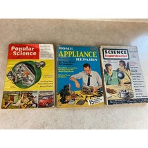 Popular Science 1969 - Home Appliance Repair 1962 - Science Experimenter... - £11.59 GBP