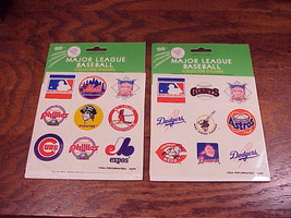 Lot of 2 1984 Major League Baseball Collector Stickers, Scratch and Snif... - £4.68 GBP