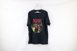 Vintage 2005 Mens Size Large Distressed ACDC Spell Out Band Tour T-Shirt Black - £30.89 GBP