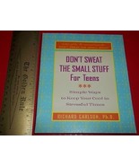 Education Gift Don&#39;t Sweat The Small Stuff For Teens Nonfiction Book Coo... - £8.95 GBP