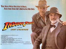 1989 Indiana Jones And The Last Crusade Movie Poster 16X11 Harrison Ford  - £9.14 GBP