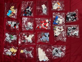 Lot of 18 Small Sealed LEGO Bags No Mini Figs Unidentified Sets - $27.25 CAD