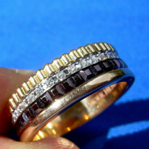BOUCHERON Diamond Quatre Eternity Wedding Band Bridal Anniversary Ring Size 7.5 - $143,766.76 MXN