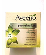 New Aveeno Active Naturals Positively Radiant Intensive Night Cream 1.7 oz - £11.09 GBP