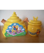 Disney Winnie the Pooh and Piglet Teapot and Hunny Jar  - £31.97 GBP