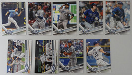 2017 Topps Series 1 Tampa Bay Rays Team Set of 9 Baseball Cards - £0.79 GBP