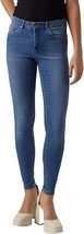 VERO MODA Slim Fit Vmalia Mid Rise Jeans Size Large W 79cm L32&quot; (fm53-9) - £41.29 GBP