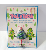 Vintage Light Up Christmas Tree Pin Original Package Yuletide Made in Ho... - €40,14 EUR