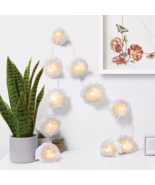 West &amp; Arrow Floral String Lights - 8.5ft Length 10 LEDs Warm White - £15.54 GBP