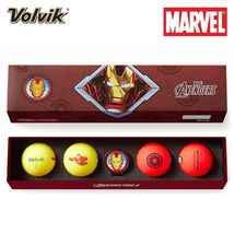 Volvik VIVID SOFT 4.0 Marvel Iron Man Golf Ball &amp; Marker Gift Set - $39.41