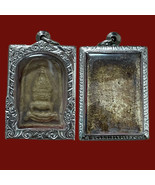 Thai Amulet Somdej Style With Stainless Frame, Cultural Keepsake Wat Rak... - $54.65 CAD