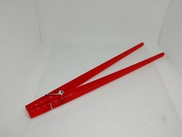 Easy-To-Use Reusable Clothespin Chopsticks/Hair Pin- 1 Pairs, Red(G25760) - £7.06 GBP