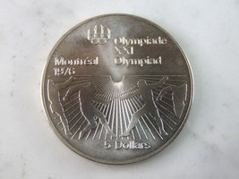 1976 $5 Canadian &#39;76 Montreal Summer Olympics Coin E232 - £27.93 GBP