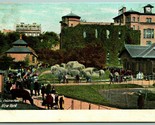 Centrale Park Menagerie New York Ny Nyc 1908 DB Cartolina I1 - $5.08