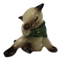 Kitten Who Lost His Mittens 2 Inch Vintage Ceramic Figurine Hagen Renaker - $32.54