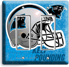 Carolina Panthers Football Team Logo Double Gfci Light Switch Wall Plate Cover - £11.11 GBP
