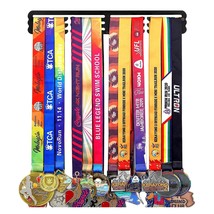Medal Hanger Display - Showcase And Protect Your Medals In Style Pure St... - $18.99