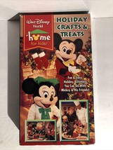 Walt Disney World at Home for Kids:Holiday Crafts &amp; Treats(VHS 1997)RARE-SHIP24H - £9.82 GBP