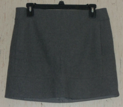 Excellent Womens J.Crew Heather Gray Wool Blend Lined Skirt W/ Pockets Size 2 - £29.86 GBP