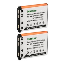 Kastar 2 Pack Battery for Fujifilm NP-45 NP-45A NP-45B and Fuji FinePix J10 J12  - £15.72 GBP