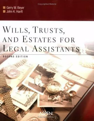 Wills, Trusts, and Estates for Legal Assistants by Gerry W. Beyer; John ... - $32.89
