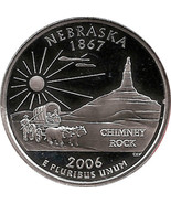 NEBRASKA  2006 -S Proof Silver State Quarter - DCAM - £7.88 GBP