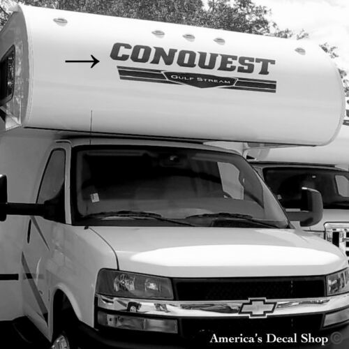 Primary image for OEM Gulf Conquest RV Camper Trailer Decal 1PC Vinyl New 48” Oracle