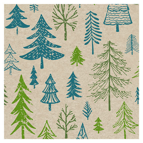 Paper+Design Christmas Tree Luncheon Napkins - Into the Wood - $33.45