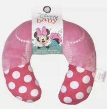 DISNEY BABY Minnie Mouse Neck Roll Pals, Travel Pillow, 9” Plush NWT - £8.62 GBP