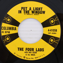 The Four Lads – Put A Light In The Window/Last Summer 45rpmVinyl Record 4-41058 - $3.88