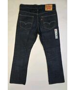 Levis 527 Jeans Mens 32x30 Blue Slim Bootcut Dark Indigo Wash Cowboy Wes... - $43.31